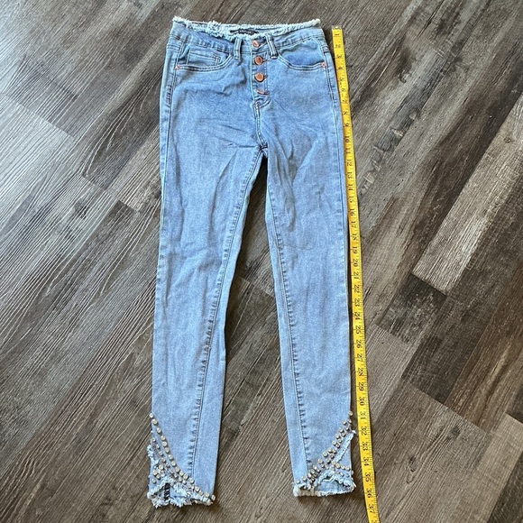 Denim Couture by Smith Denim House Women's Light Blue Stylish Skinny Jeans - Picture 8 of 11